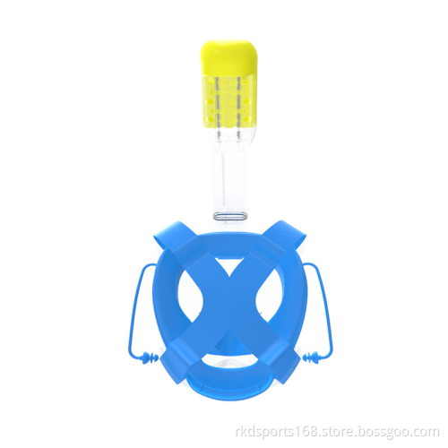 Easy inhale&exhale breathing full face snorkel mask
